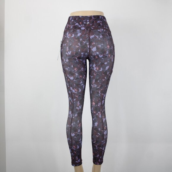 A Core $58 Sz S 27 Gray Purple Multi Color Pull On Poly Spandex AW Pant - Picture 8 of 14